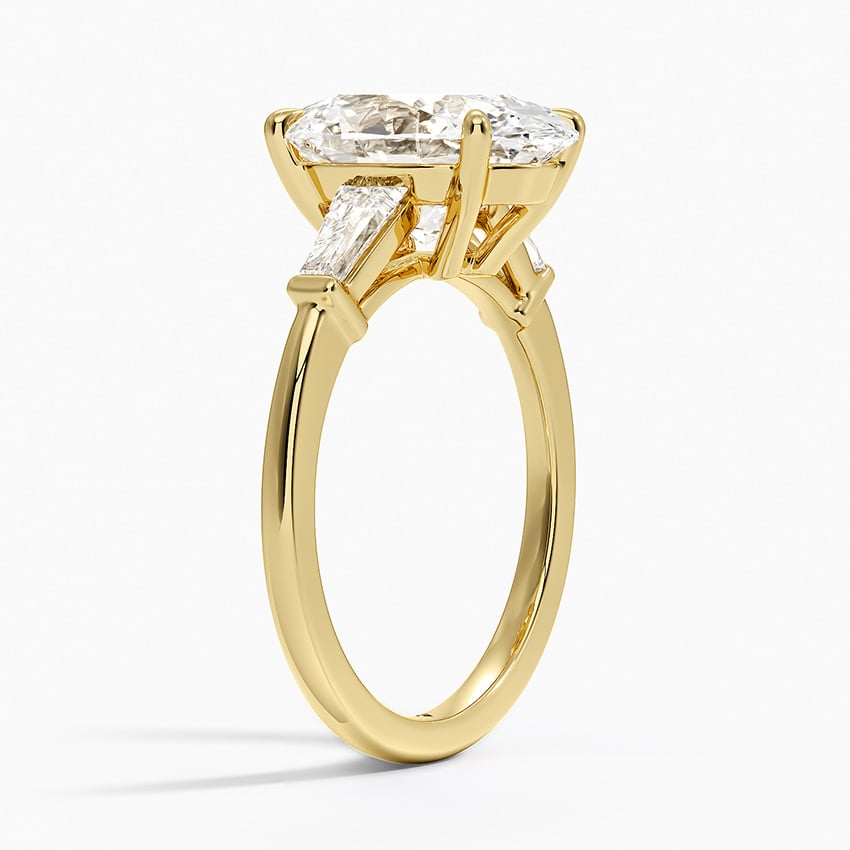 Vienna Diamond Ring - Yellow Gold - 3.5 ct - Side 1