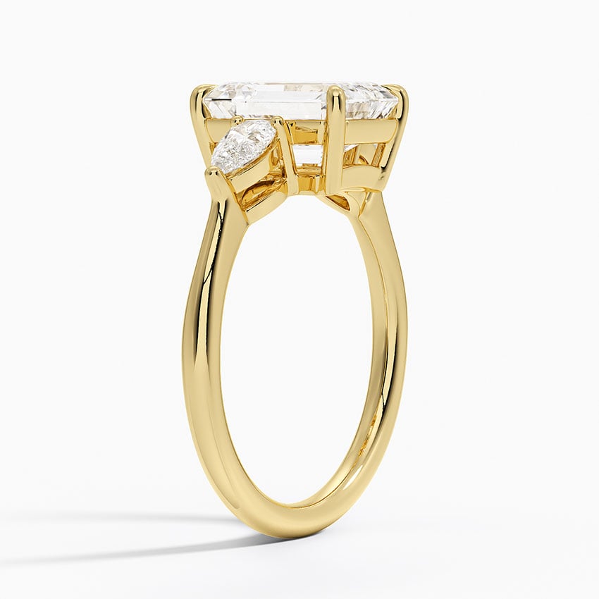 Banff Diamond Ring - Yellow Gold - 2 ct - Side 1