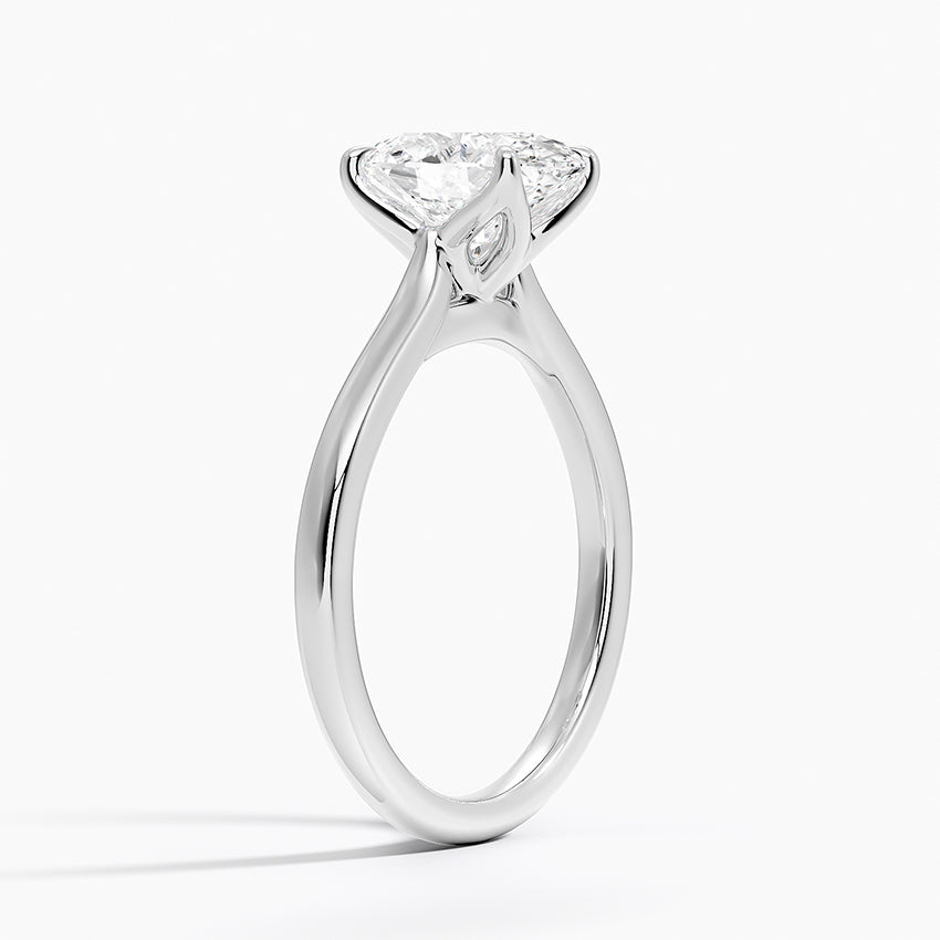 Mendocino Diamond Ring - White Gold - 2 ct - Side 1