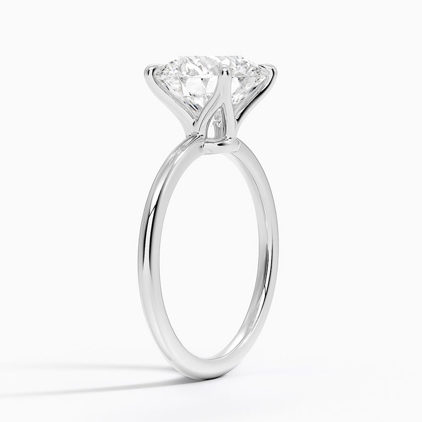 Kerala Diamond Ring - White Gold - 3 ct - Side 1