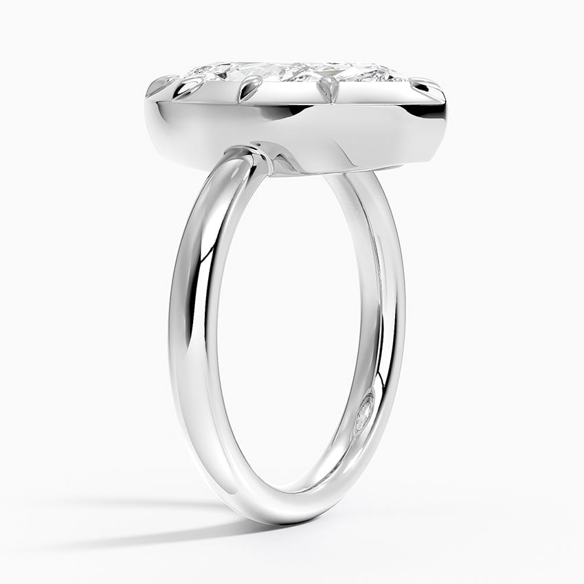 Cartagena Diamond Ring - White Gold - 2.5 ct - Side 1