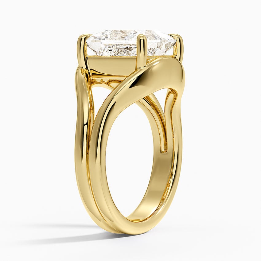 Mauritius Diamond Ring - Yellow Gold - 4 ct - Side 1