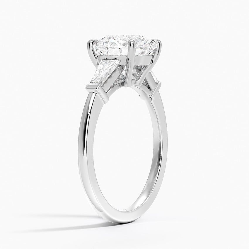 Malibu Diamond Ring - White Gold - 2.5 ct - Side 1