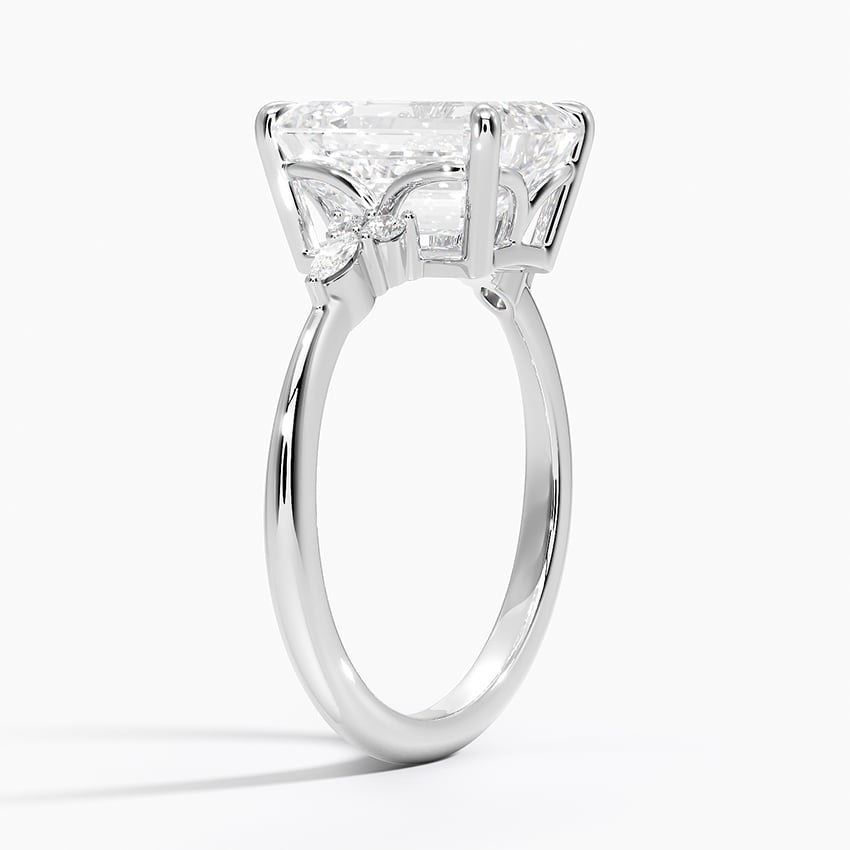 Mallorca Diamond Ring - White Gold - 3 ct - Side 1
