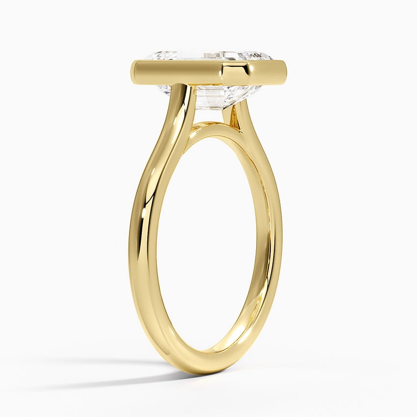 Big Sur Diamond Ring - Yellow Gold - 2.5 ct - Side 1