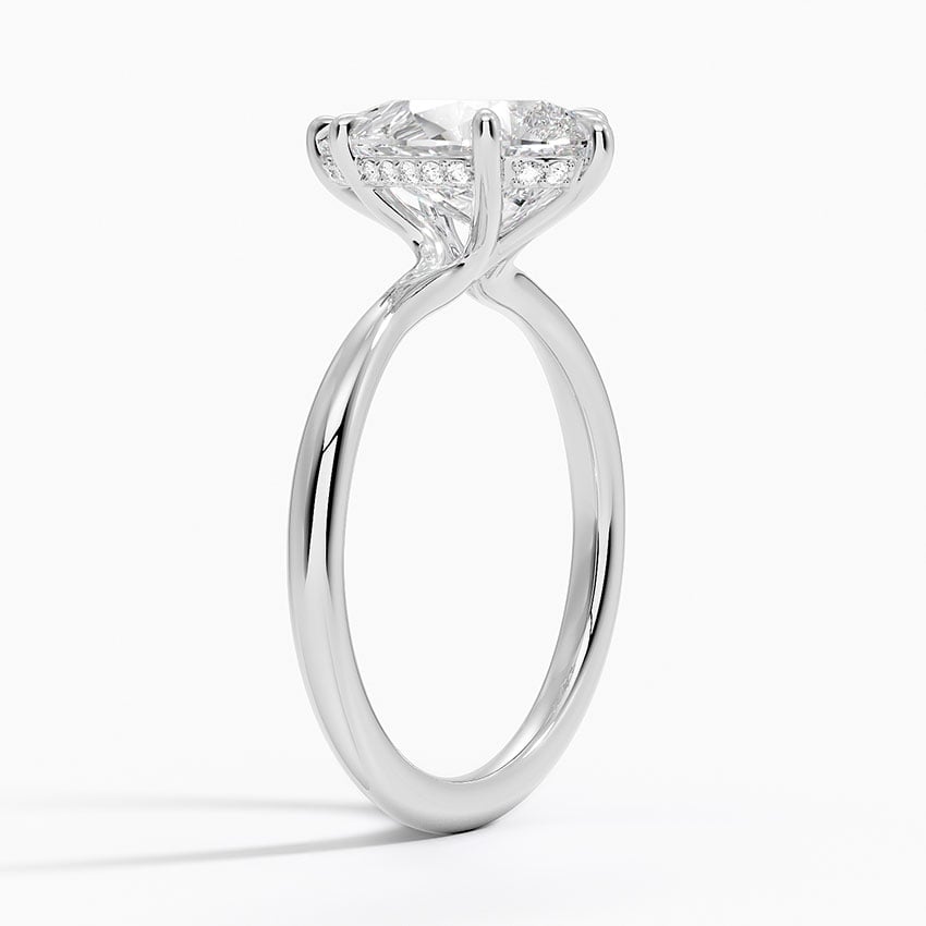 Napa Diamond Ring - White Gold - 2.5 ct - Side 1