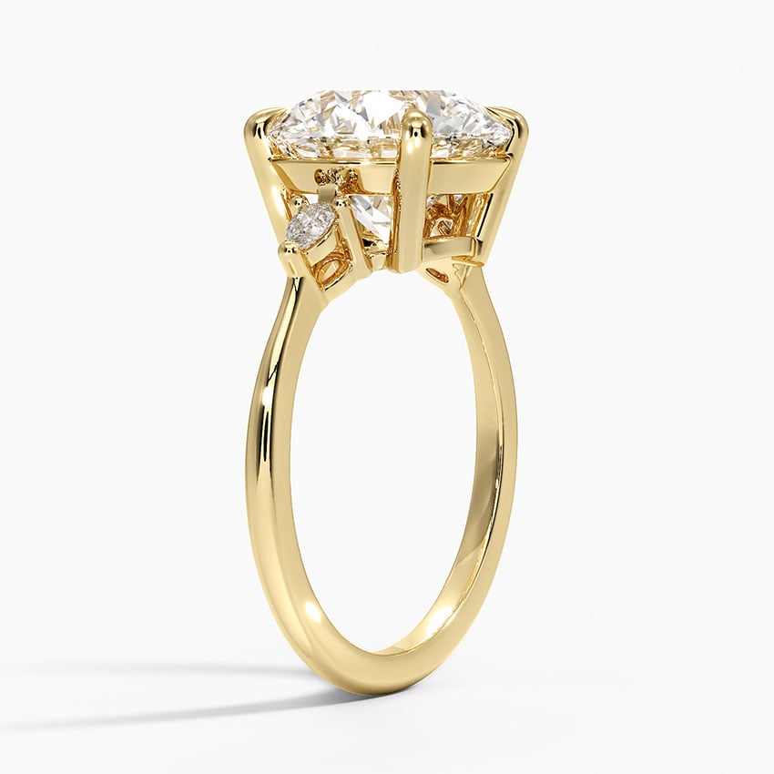 Byron Diamond Ring - Yellow Gold - 3.5 ct - Side 1