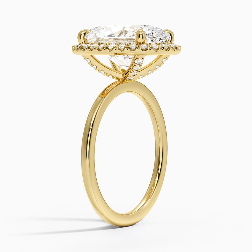 Sintra Diamond Ring - Yellow Gold - 5 ct - Side 1