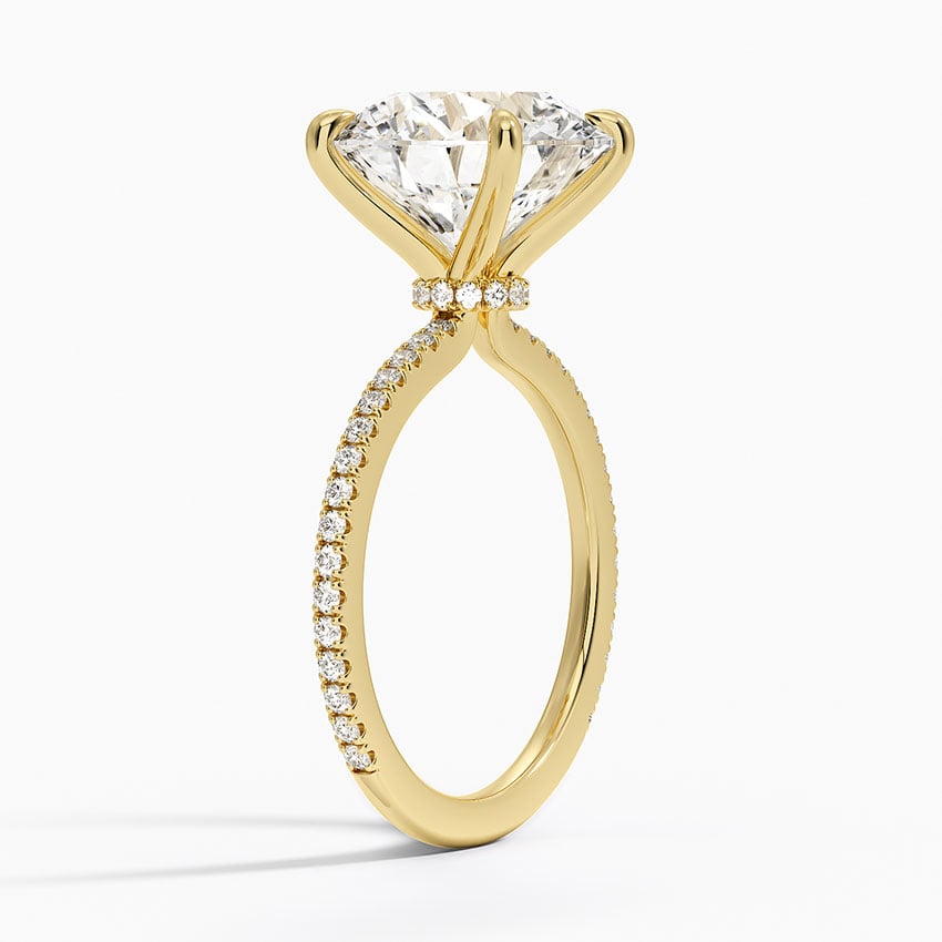 Ravello Diamond Ring - Yellow Gold - 5 ct - Side 1