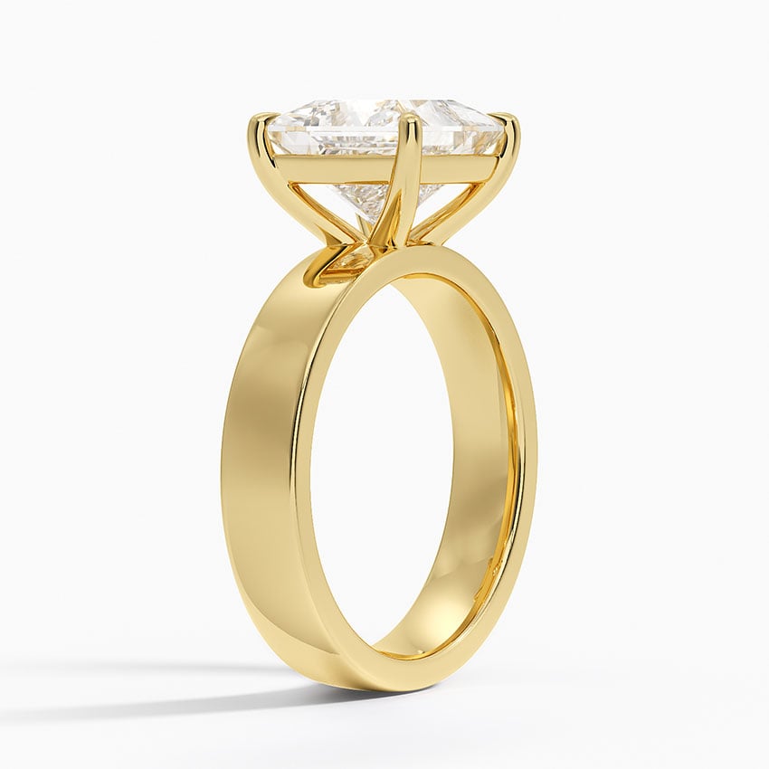 Charleston Diamond Ring - Yellow Gold - 3 ct - Side 1