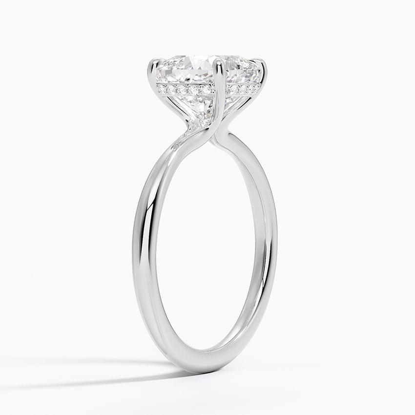 Mykonos Diamond Ring - White Gold - 2.5 ct - Side 1