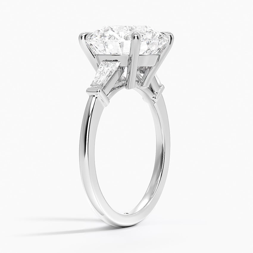 Malibu Diamond Ring - White Gold - 5 ct - Side 1