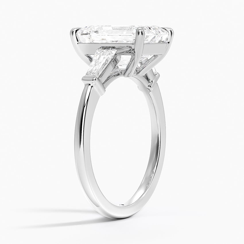 Como Diamond Ring - White Gold - 4 ct - Side 1