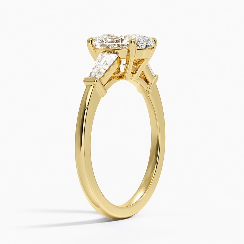 Vienna Diamond Ring - Yellow Gold - 2 ct - Side 1