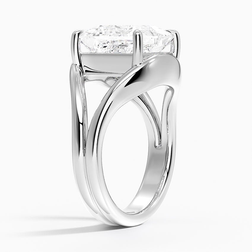 Mauritius Diamond Ring - White Gold - 5 ct - Side 1