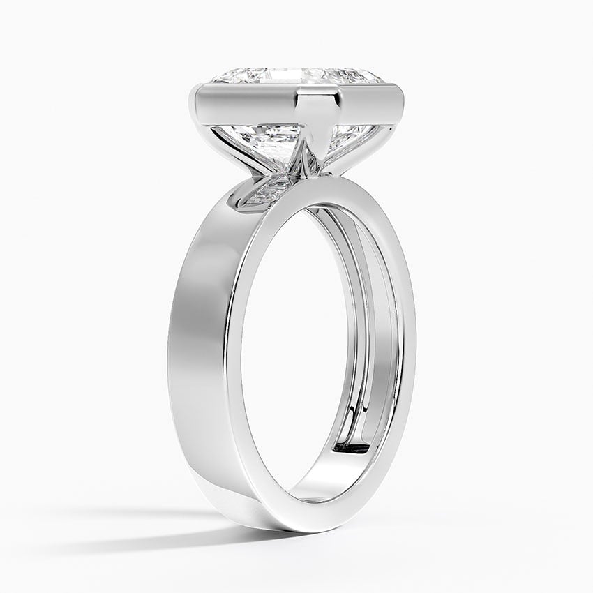 Seychelles Diamond Ring - White Gold - 4 ct - Side 1