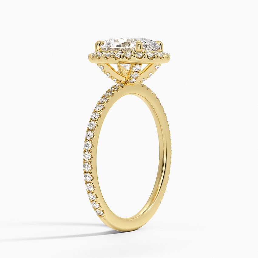 Telluride Diamond Ring - Yellow Gold - 2 ct - Side 1