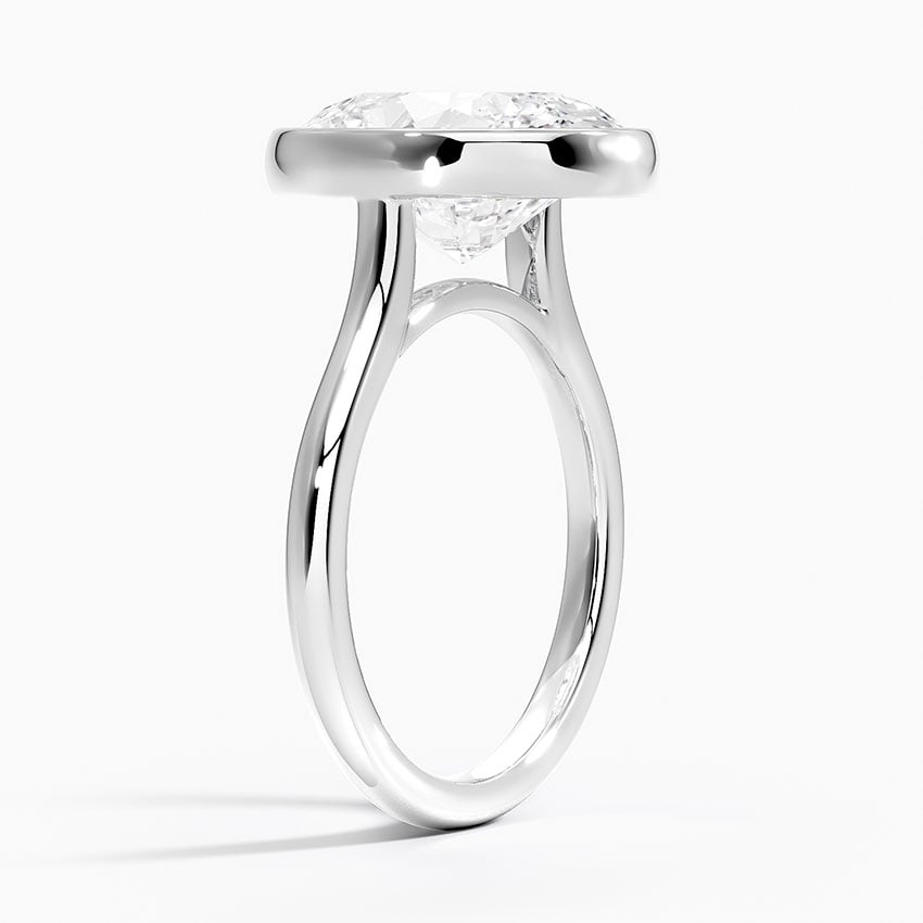 Valencia Diamond Ring - White Gold - 5 ct - Side 1
