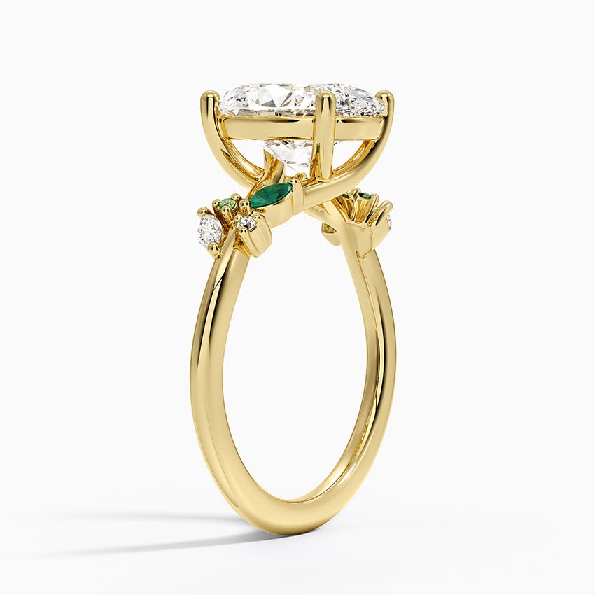 Lanai Diamond Ring - Yellow Gold - 2.5 ct - Side 1