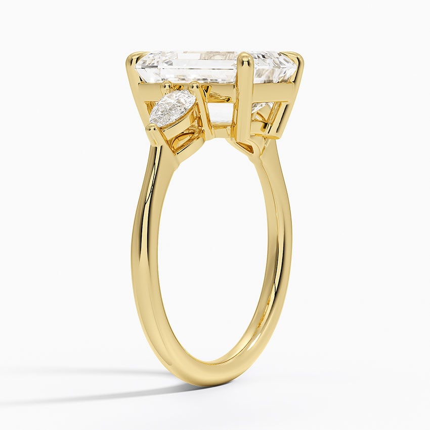 Banff Diamond Ring - Yellow Gold - 4 ct - Side 1