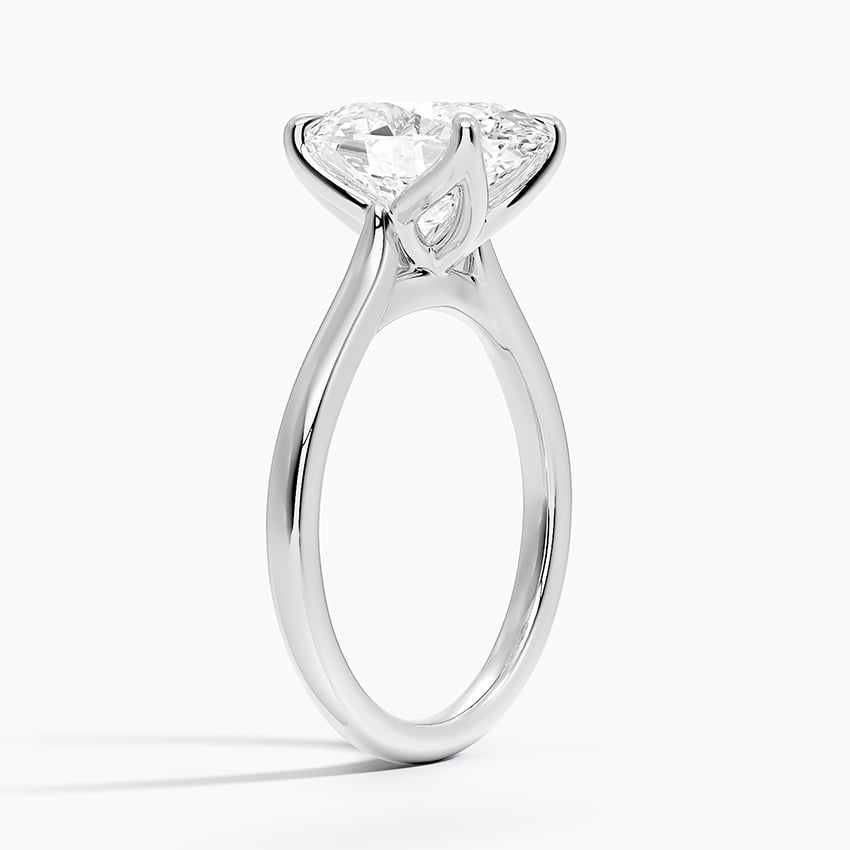Mendocino Diamond Ring - White Gold - 3 ct - Side 1