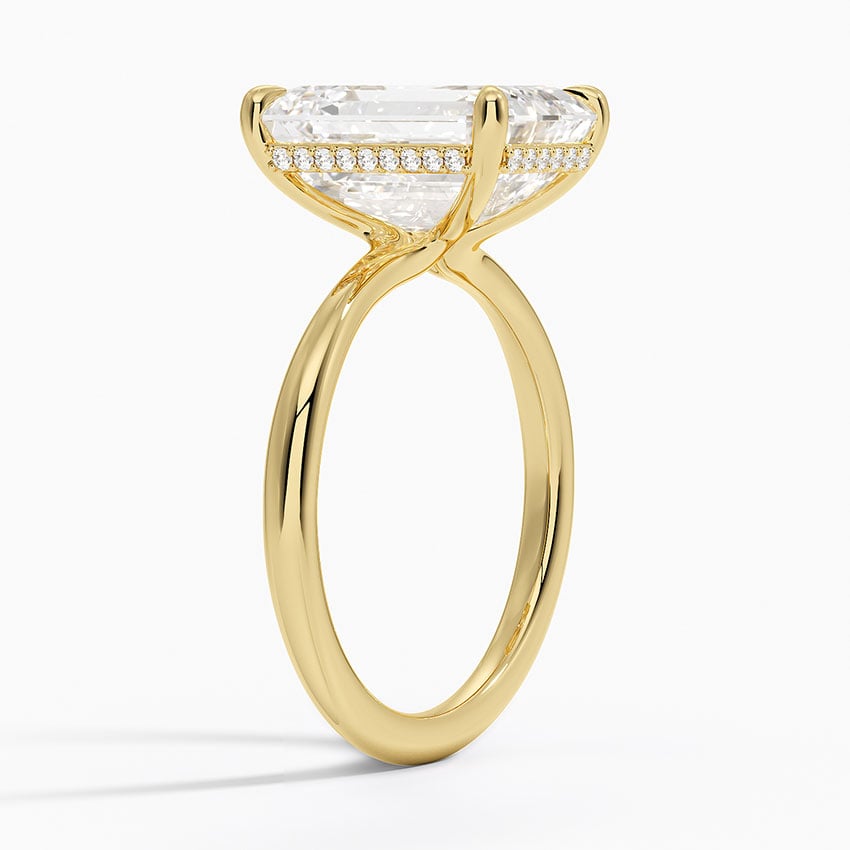 Maldives Diamond Ring - Yellow Gold - 5 ct - Side 1