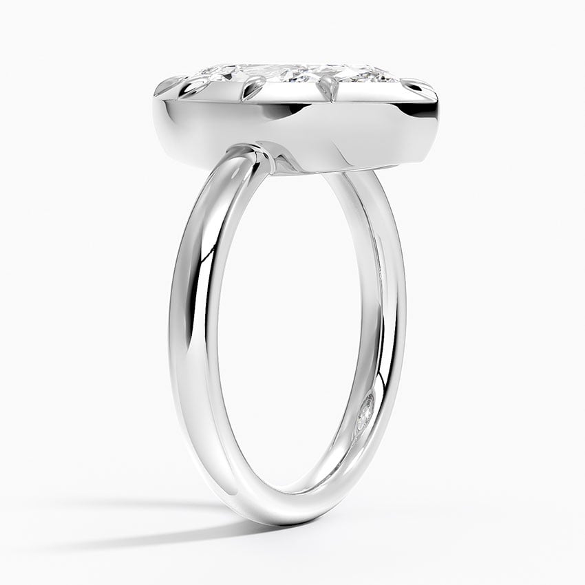 Cartagena Diamond Ring - White Gold - 2 ct - Side 1