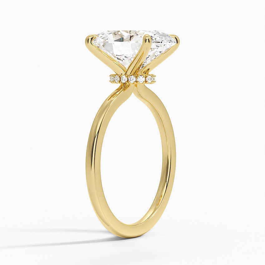Jaipur Diamond Ring - Yellow Gold - 3.5 ct - Side 1