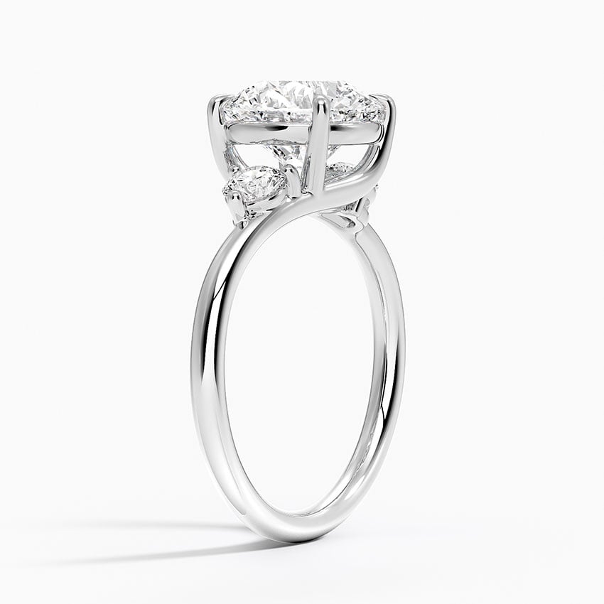 Vail Diamond Ring - White Gold - 2.5 ct - Side 1