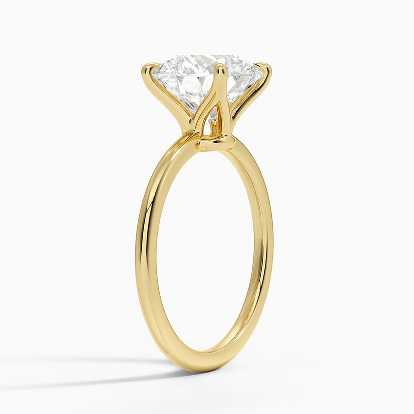 Kerala Diamond Ring - Yellow Gold - 3 ct - Side 1