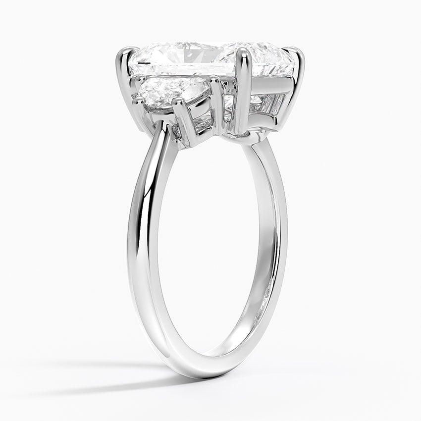 Mendoza Diamond Ring - White Gold - 3.5 ct - Side 1