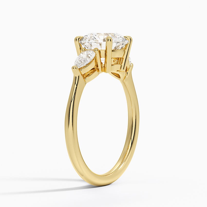 Zermatt Diamond Ring - Yellow Gold - 2 ct - Side 1