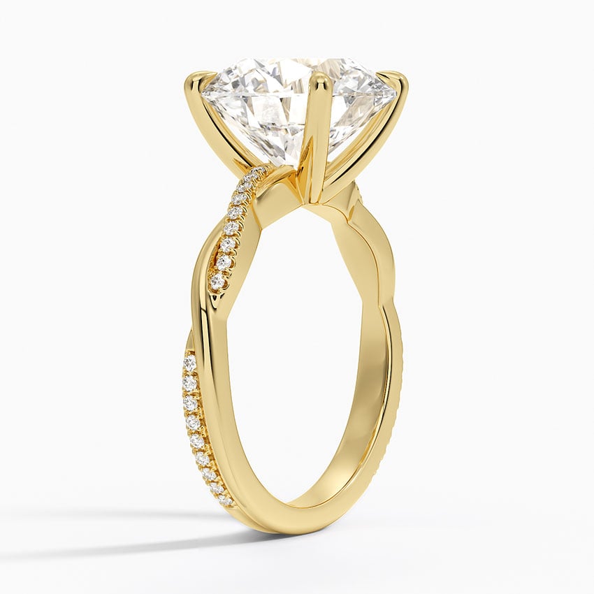 Nara Diamond Ring - Yellow Gold - 5 ct - Side 1