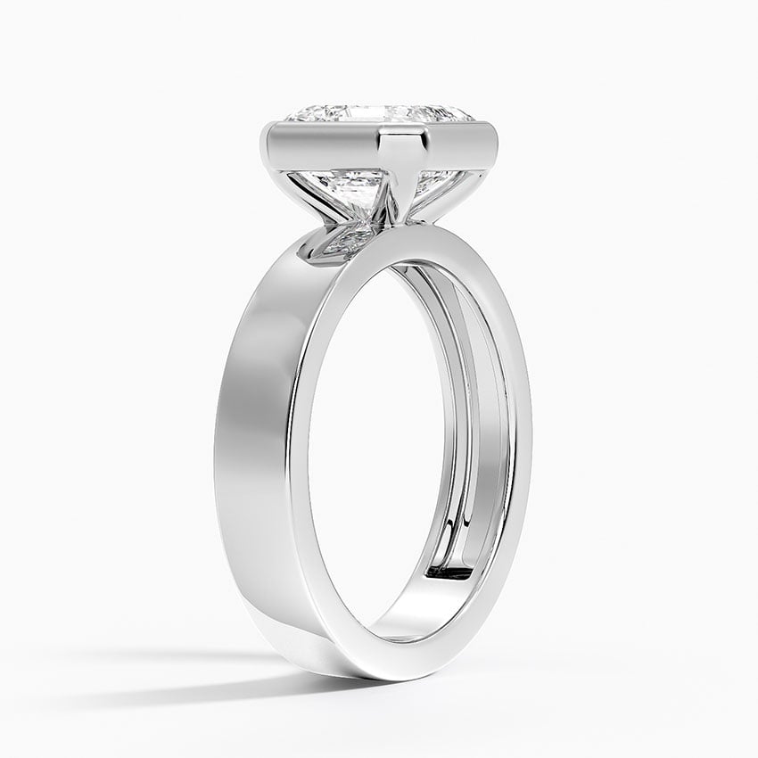 Seychelles Diamond Ring - White Gold - 2 ct - Side 1