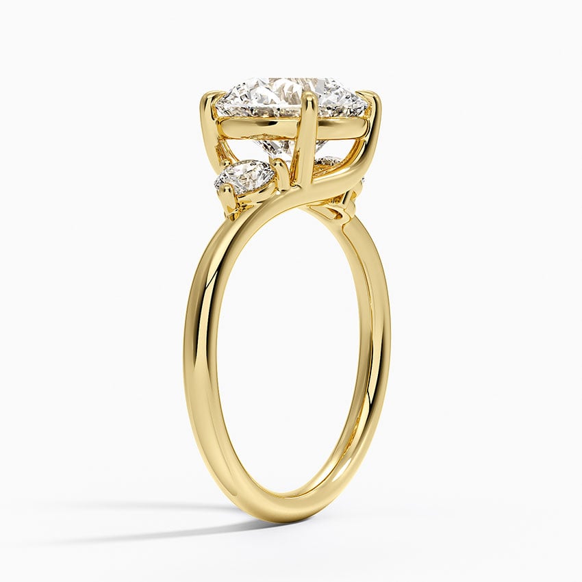 Vail Diamond Ring - Yellow Gold - 2.5 ct - Side 1