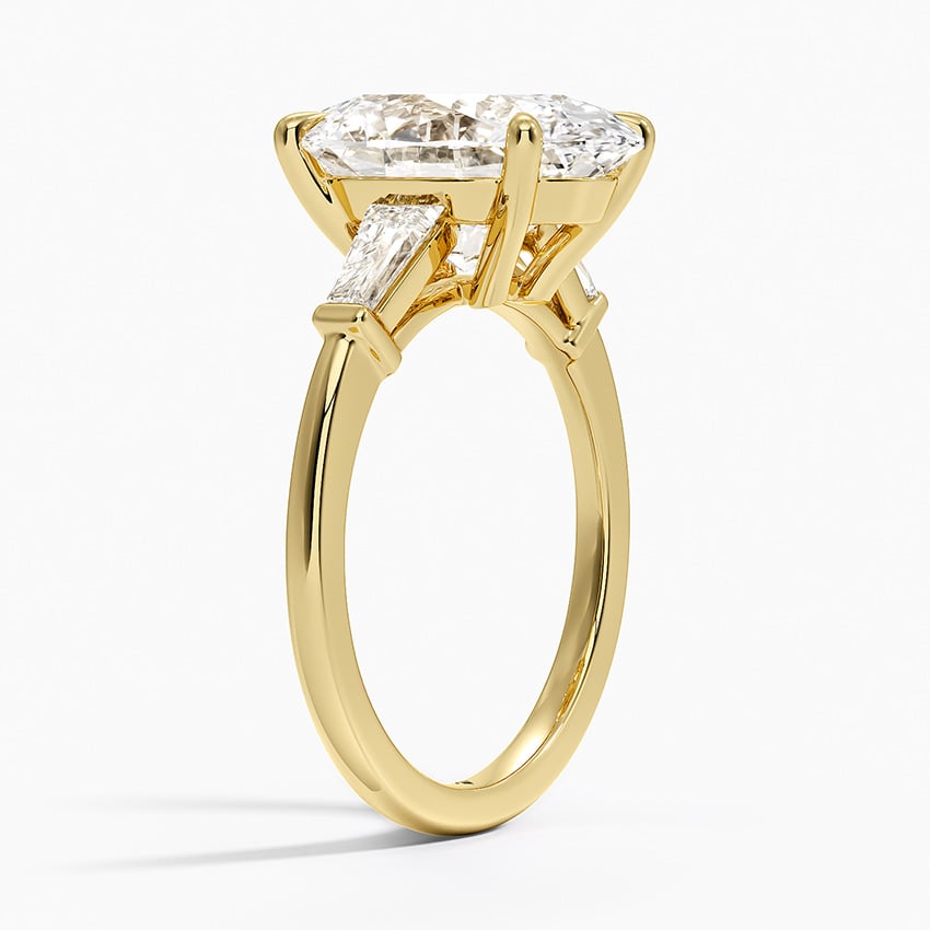 Vienna Diamond Ring - Yellow Gold - 5 ct - Side 1