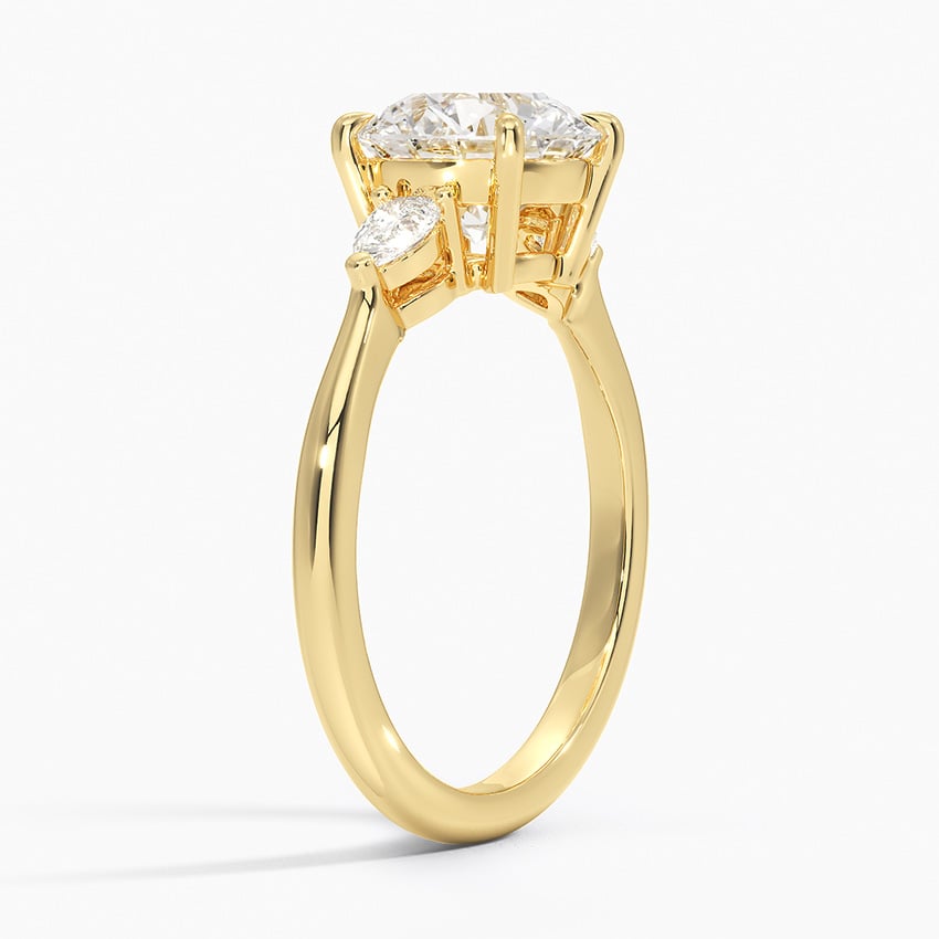 Agra Diamond Ring - Yellow Gold - 2.5 ct - Side 1