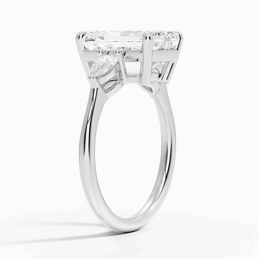 Banff Diamond Ring - White Gold - 4 ct - Side 1