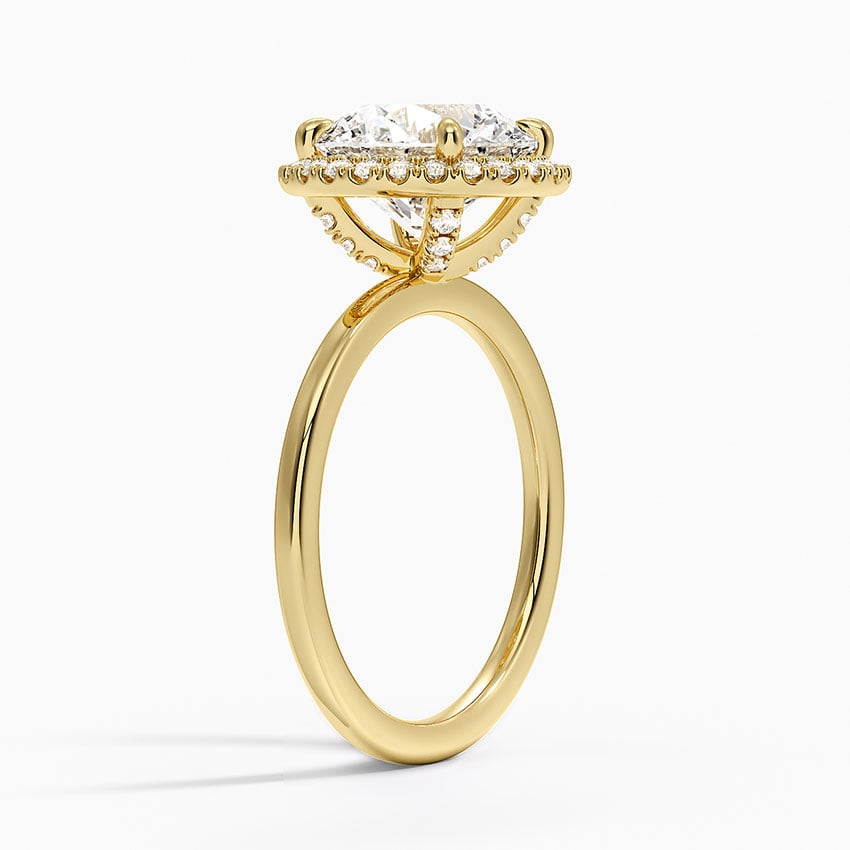 Sedona Diamond Ring - Yellow Gold - 3 ct - Side 1