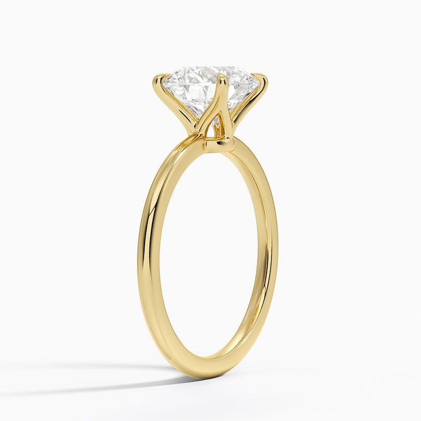 Kerala Diamond Ring - Yellow Gold - 2 ct - Side 1