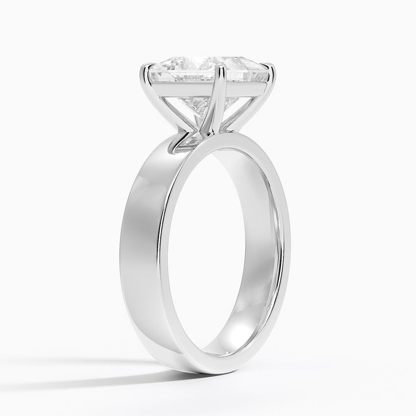 Charleston Diamond Ring - White Gold - 2 ct - Side 1
