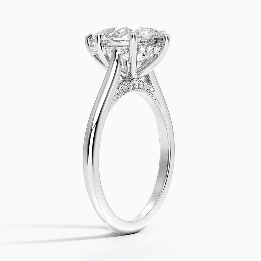 Maui Diamond Ring - White Gold - 2.5 ct - Side 1