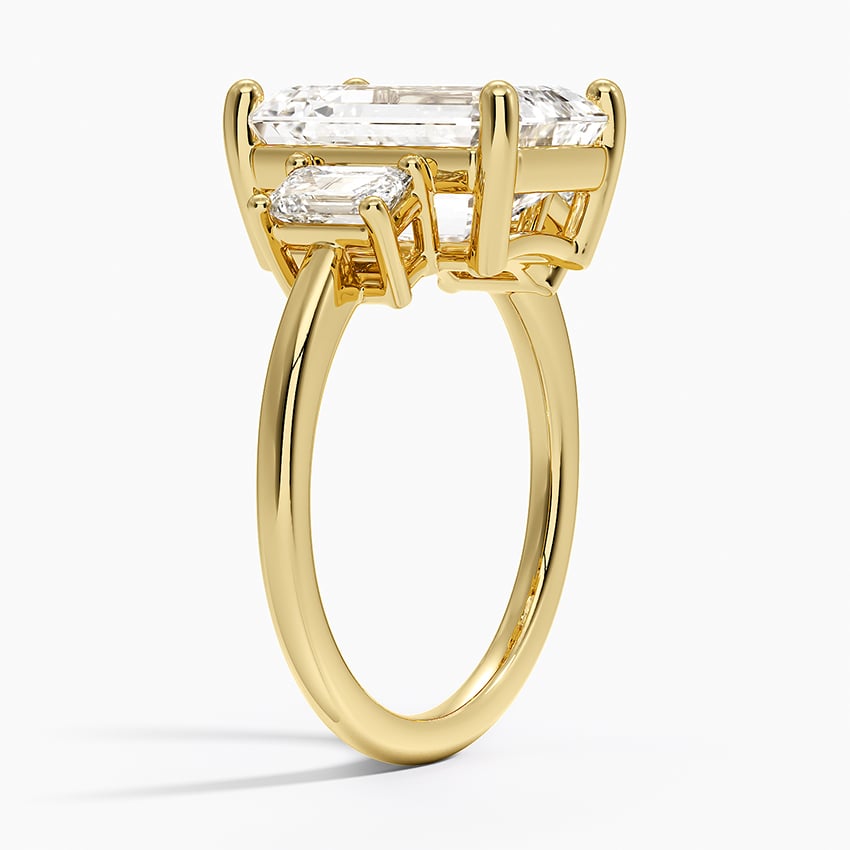 St. Moritz Diamond Ring - Yellow Gold - 5 ct - Side 1