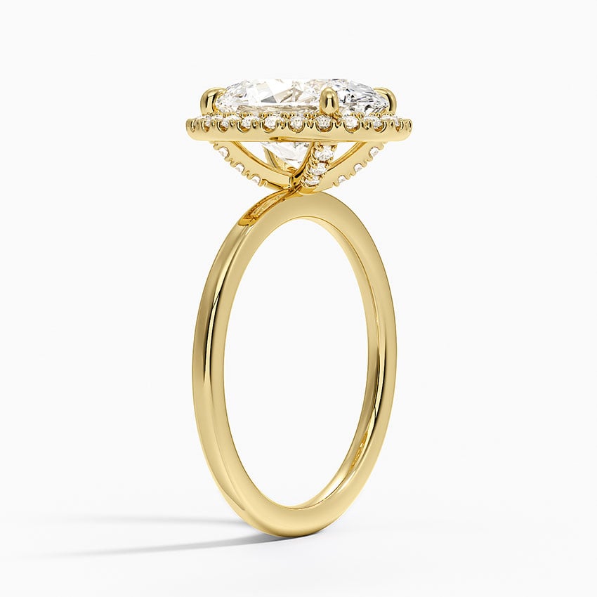 Sintra Diamond Ring - Yellow Gold - 3 ct - Side 1