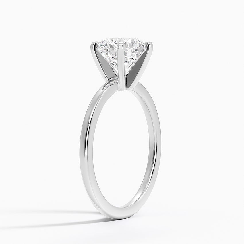 Nantucket Diamond Ring - White Gold - 2 ct - Side 1