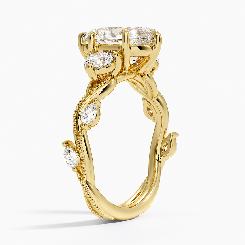 Patagonia Diamond Ring - Yellow Gold - 2.5 ct - Side 1