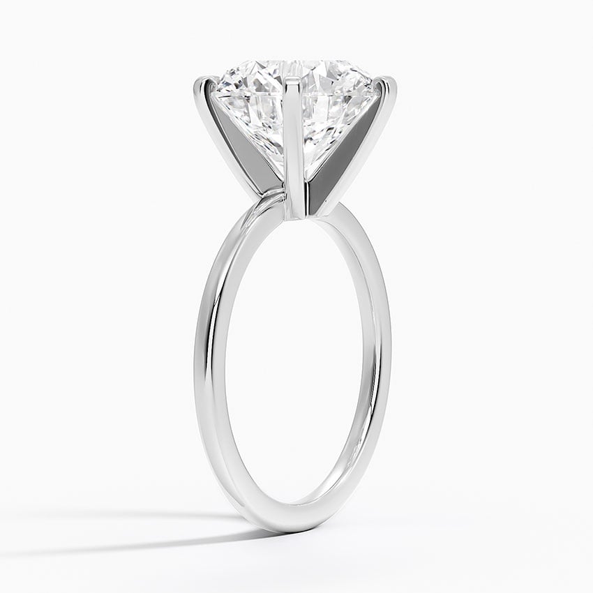Nantucket Diamond Ring - White Gold - 5 ct - Side 1