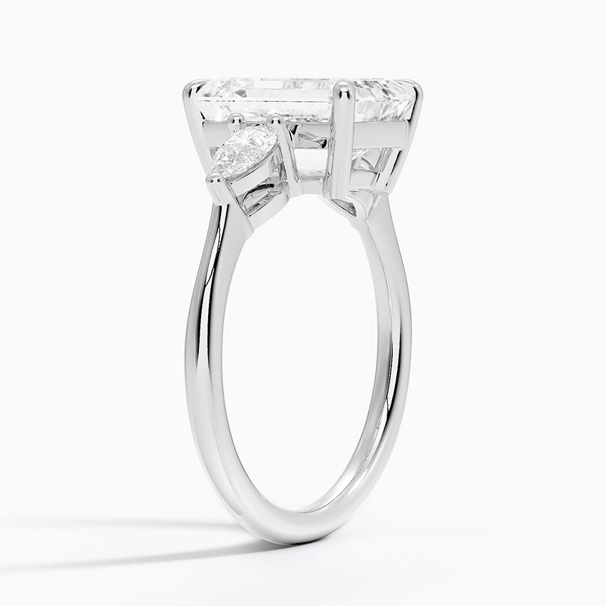 Banff Diamond Ring - White Gold - 3 ct - Side 1