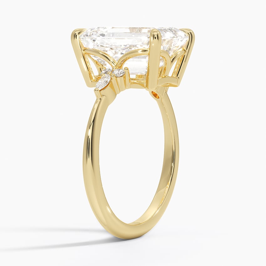 Mallorca Diamond Ring - Yellow Gold - 5 ct - Side 1