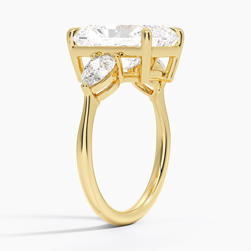 Zanzibar Diamond Ring - Yellow Gold - 5 ct - Side 1